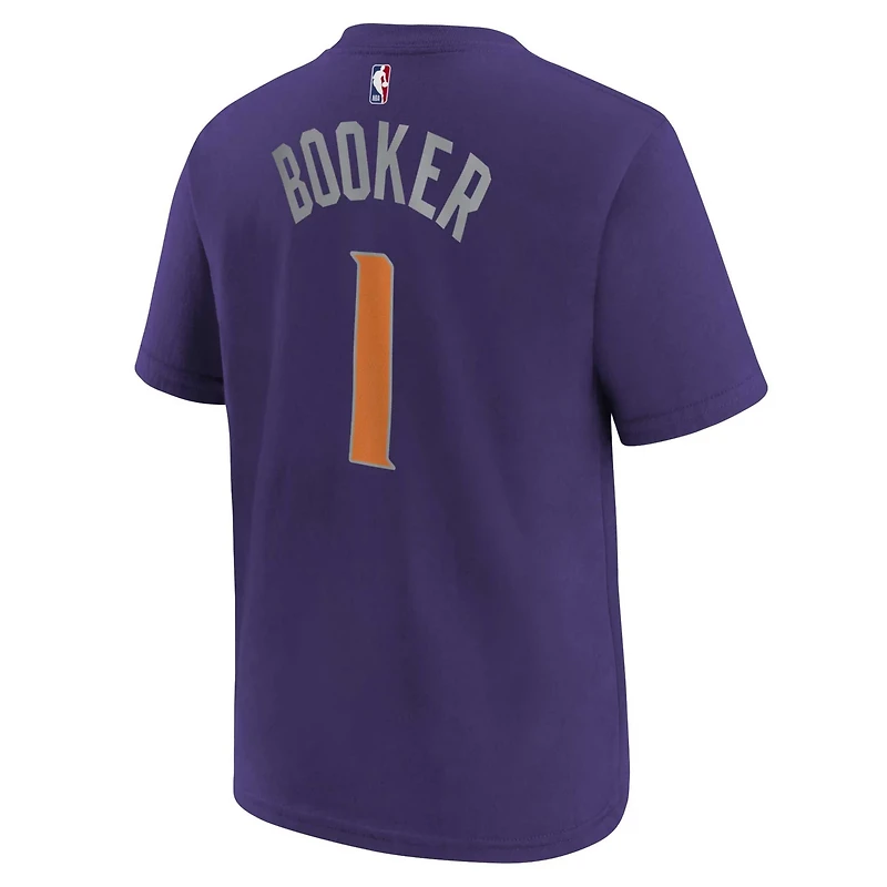 Youth Devin Booker Phoenix Suns Icon Name  Number T-Shirt