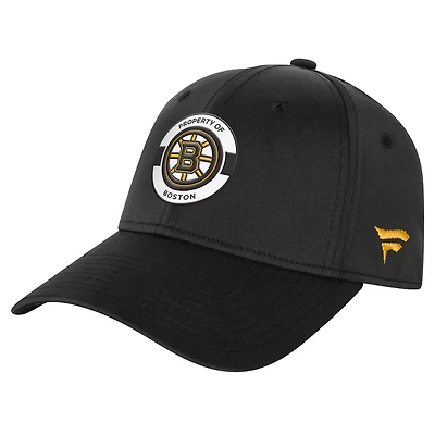 Youth Fanatics Boston Bruins Authentic Pro Training Camp Stretch Fit Hat