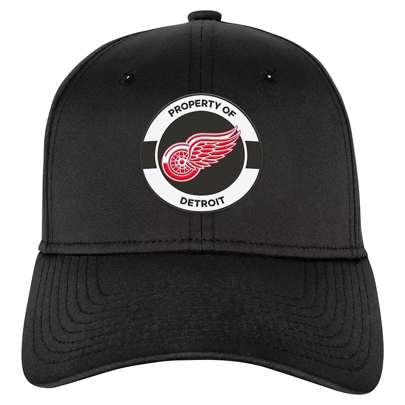 Youth Fanatics Detroit Red Wings Authentic Pro Training Camp Stretch Fit Hat