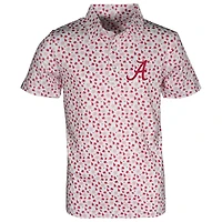 Youth Garb Alabama Crimson Tide Earnest Allover Print Polo