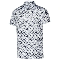 Youth Garb Michigan Wolverines Earnest Allover Print Polo