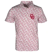 Youth Garb Oklahoma Sooners Earnest Allover Print Polo