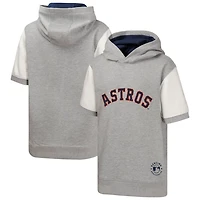 Youth Houston Astros Line Up Short Sleeve Pullover Hoodie