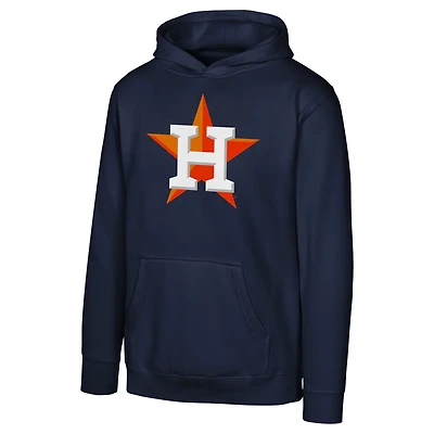 Youth Houston Astros Primary Logo Pullover Hoodie