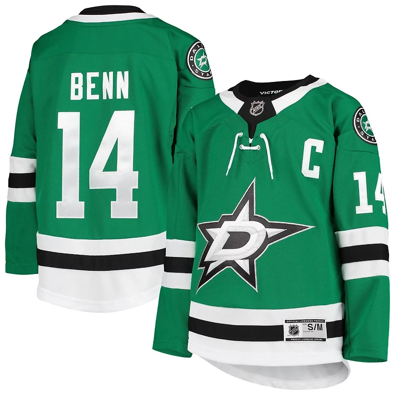 Youth Jamie Benn Kelly Dallas Stars Home Premier Player Jersey