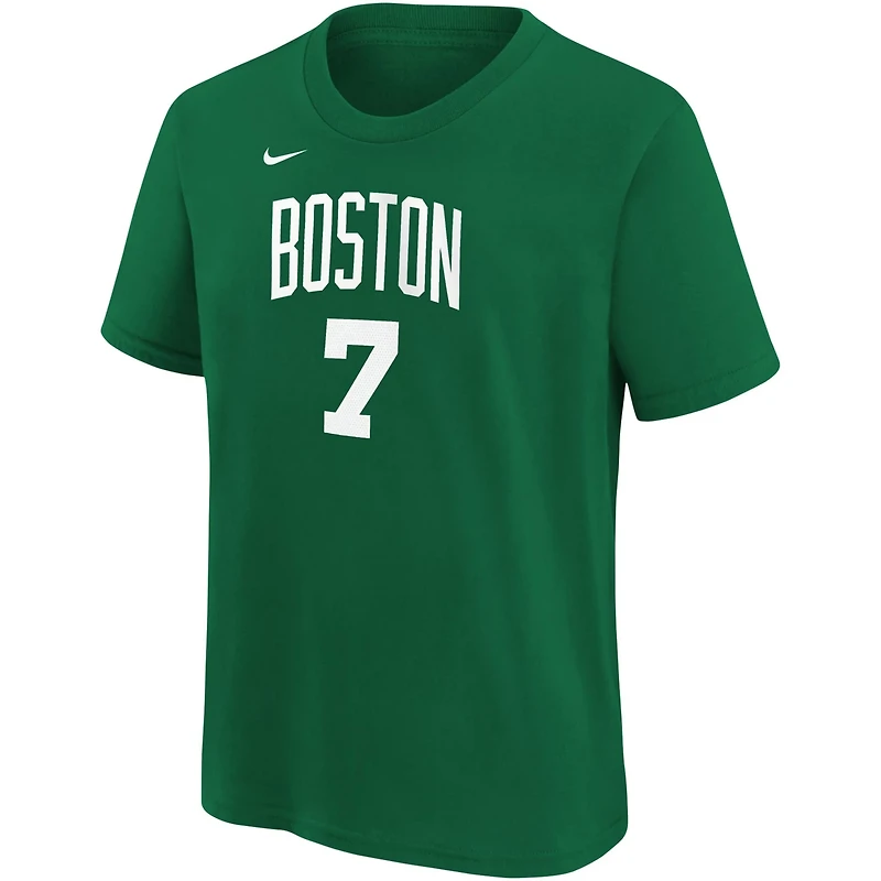Youth Jaylen Boston Celtics Icon Name  Number T-Shirt