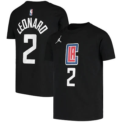 Youth Jordan Brand Kawhi Leonard LA Clippers Statement Edition Name  Number T-Shirt