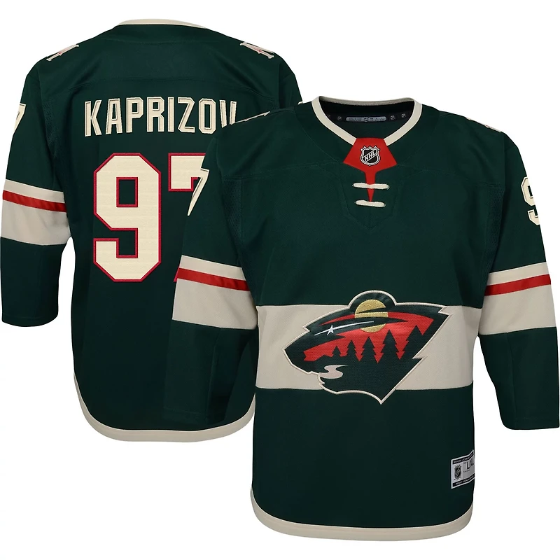 Youth Kirill Kaprizov Minnesota Wild Home Premier Player Jersey