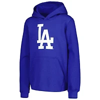 Youth Los Angeles Dodgers Team Primary Logo Pullover Hoodie