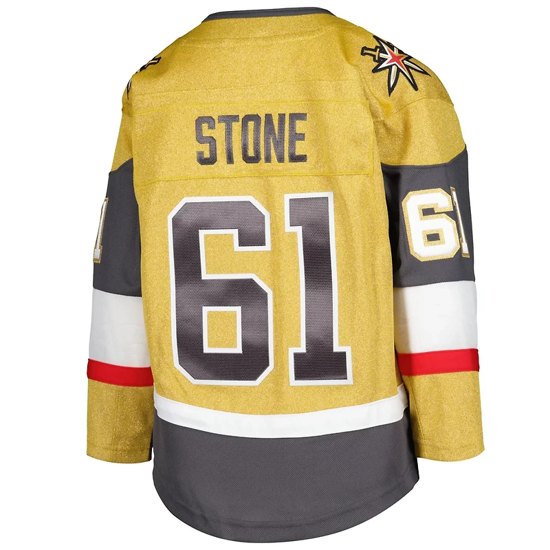 Youth Mark Stone Vegas en Knights Home Captain Patch Premier Player Jersey
