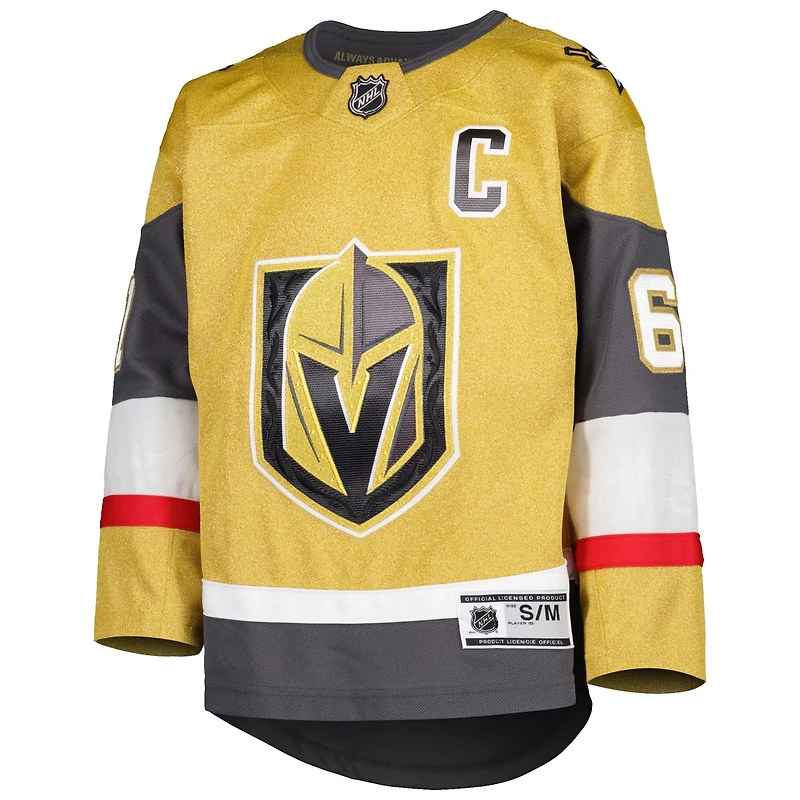 Youth Mark Stone Vegas en Knights Home Captain Patch Premier Player Jersey