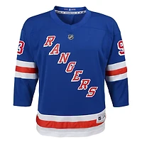 Youth Mika Zibanejad New York Rangers Home Replica Player Jersey