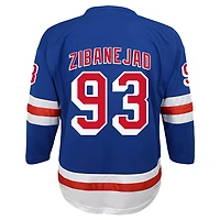 Youth Mika Zibanejad New York Rangers Home Replica Player Jersey