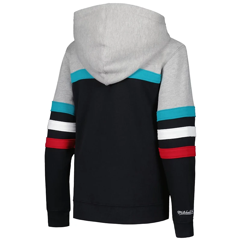 Youth Mitchell Ness / San Antonio Spurs Hardwood Classics Head Coach Pullover Hoodie