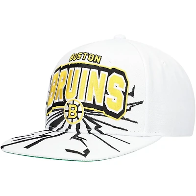 Youth Mitchell  Ness Boston Bruins After Shock Snapback Hat