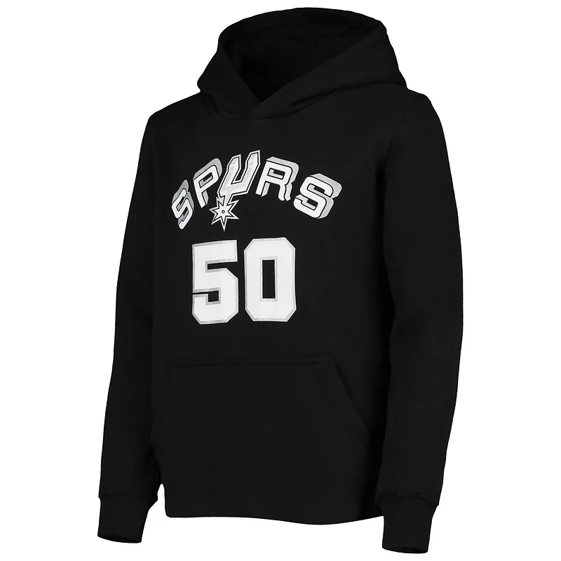 Youth Mitchell  Ness David Robinson San Antonio Spurs Hardwood Classics Name Number Pullover Hoodie