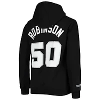 Youth Mitchell  Ness David Robinson San Antonio Spurs Hardwood Classics Name Number Pullover Hoodie