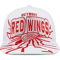 Youth Mitchell  Ness Detroit Red Wings After Shock Snapback Hat