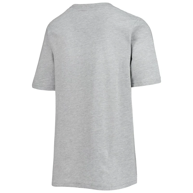 Youth Mitchell  Ness Dominique Wilkins Heathered Gray Atlanta Hawks Hardwood Classics King of the Court Player T-Shirt