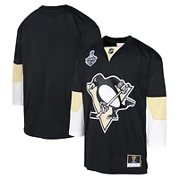 Youth Mitchell  Ness Pittsburgh Penguins 2008 Blue Line Blank Jersey