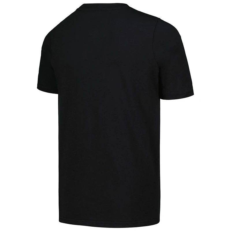 Youth Mitchell Ness San Antonio Spurs Hardwood Classics Retro Logo T-Shirt