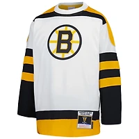 Youth Mitchell  Ness Willie O'Ree Boston Bruins 1958 Blue Line Player Jersey
