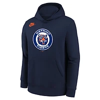 Youth Nike Athletic Detroit Tigers Club Fleece Hoodie