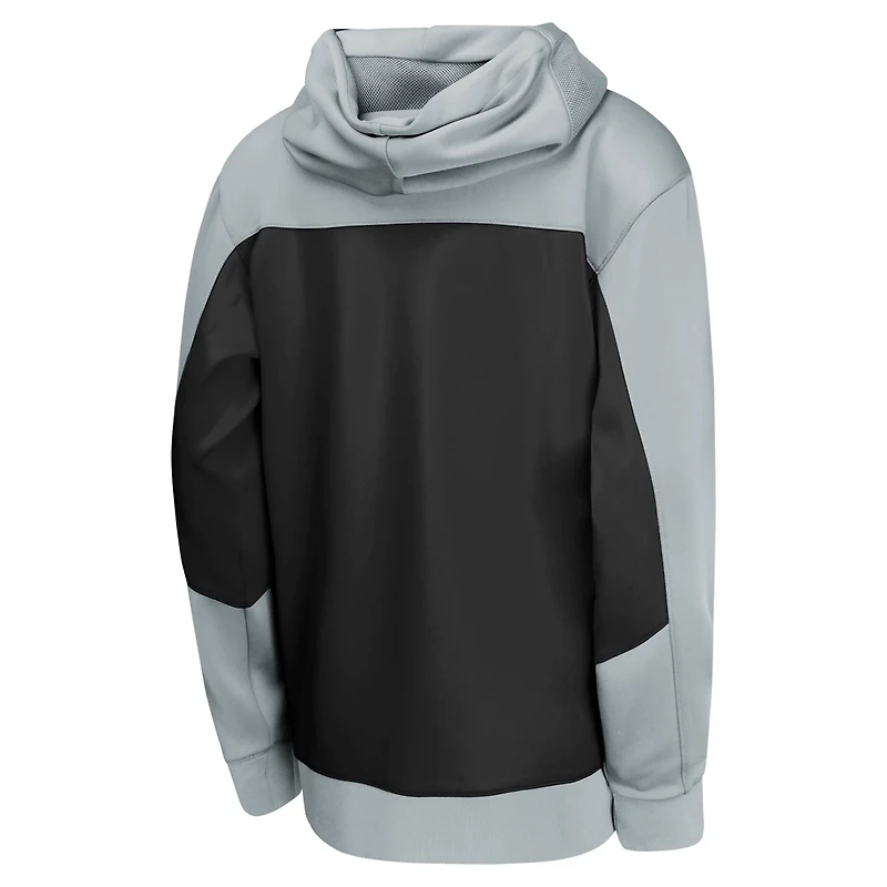 Youth Nike Black San Antonio Spurs Authentic On-Court Showtime Performance Full-Zip Hoodie