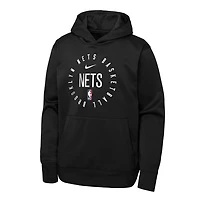 Youth Nike Brooklyn Nets Performance Practice Spotlight Pullover Hoodie