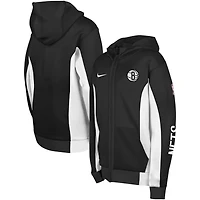 Youth Nike Brooklyn Nets Showtime Performance Full-Zip Hoodie