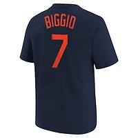 Youth Nike Craig Biggio Houston Astros Cooperstown Collection Name  Number T-Shirt