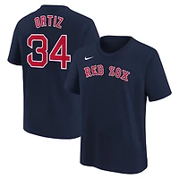 Youth Nike David Ortiz Boston Red Sox Home Player Name  Number T-Shirt