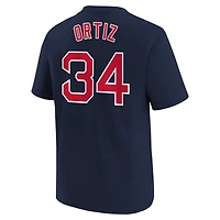 Youth Nike David Ortiz Boston Red Sox Home Player Name  Number T-Shirt