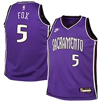 Youth Nike De'Aaron Fox Sacramento Kings 2024 25 Swingman Jersey - Classic Edition