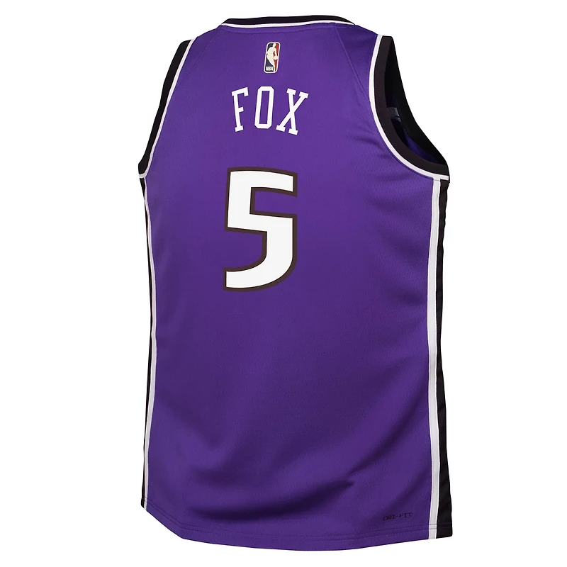 Youth Nike De'Aaron Fox Sacramento Kings 2024 25 Swingman Jersey - Classic Edition