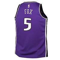 Youth Nike De'Aaron Fox Sacramento Kings 2024 25 Swingman Jersey - Classic Edition
