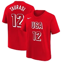 Youth Nike Diana Taurasi USA Basketball 2024 Summer Olympics Name  Number T-Shirt