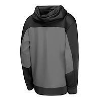 Youth Nike Gray Brooklyn Nets Authentic On-Court Showtime Performance Full-Zip Hoodie