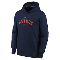 Youth Nike Houston Astros Authentic Collection Performance Pullover Hoodie