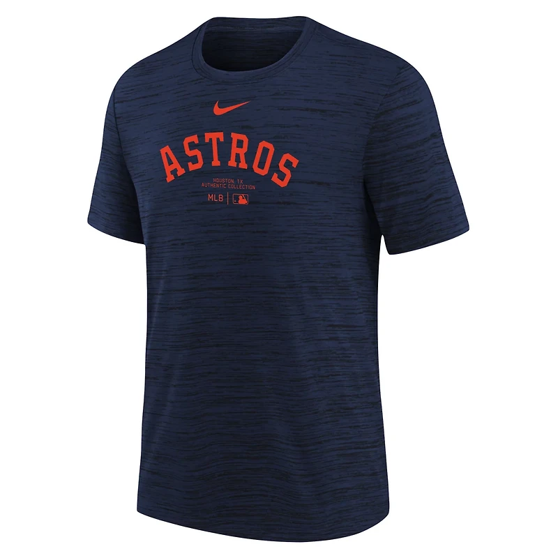 Youth Nike Houston Astros Authentic Collection Practice Performance T-Shirt