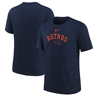 Youth Nike Houston Astros Authentic Collection Practice Performance T-Shirt