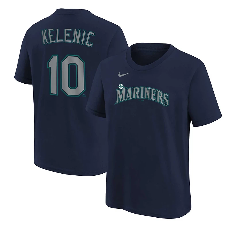 Youth Nike Jarred Kelenic Seattle Mariners Player Name Number T-Shirt