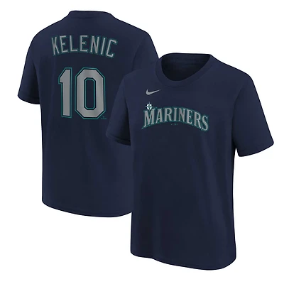 Youth Nike Jarred Kelenic Seattle Mariners Player Name Number T-Shirt