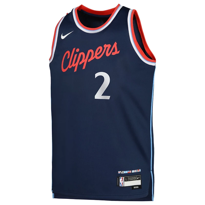 Youth Nike Kawhi Leonard LA Clippers Swingman Jersey - Icon Edition