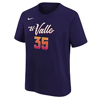 Youth Nike Kevin Durant Phoenix Suns 2023/24 City Edition Name  Number T-Shirt