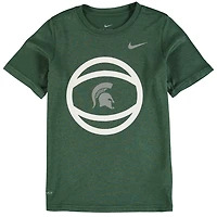 Youth Nike Michigan State Spartans Basketball and Logo Performance T-Shirt