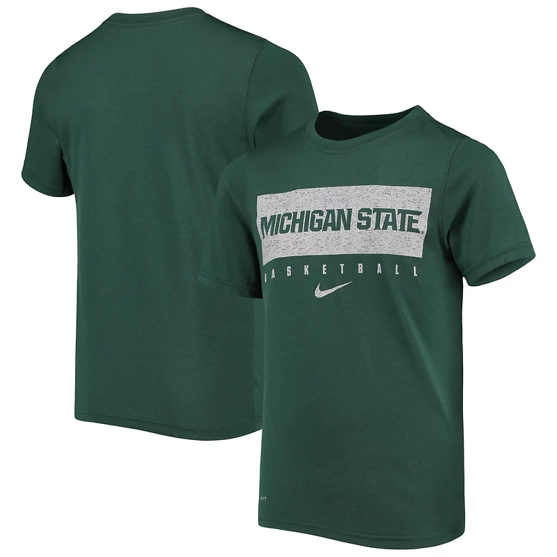 Youth Nike Michigan State Spartans Legend Basketball Practice Performance T-Shirt
