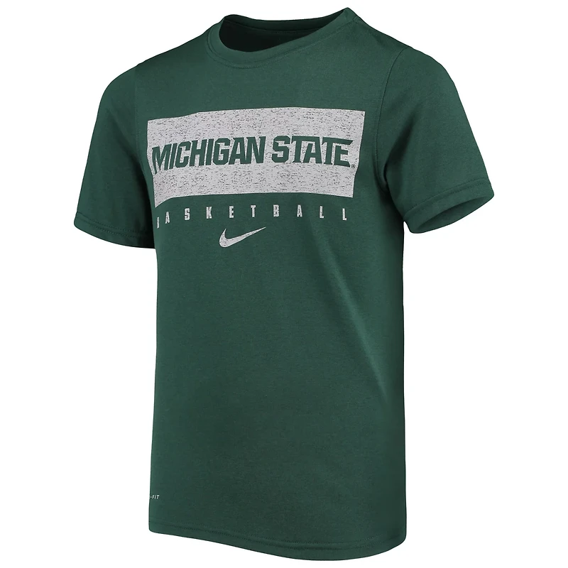Youth Nike Michigan State Spartans Legend Basketball Practice Performance T-Shirt