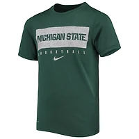 Youth Nike Michigan State Spartans Legend Basketball Practice Performance T-Shirt