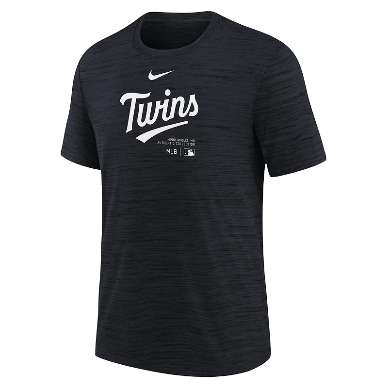 Youth Nike Minnesota Twins Authentic Collection Practice Performance T-Shirt